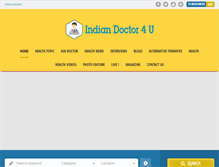 Tablet Screenshot of indiandoctor4u.com